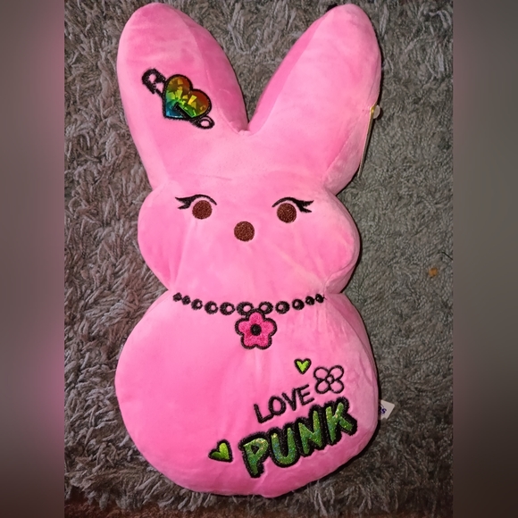 PEEPS EMO BUNNY PLUSH - Picture 5 of 5